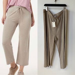 Barefoot Dreams Lurex Luxe Lounge Cropped Pants Plus Size 2X